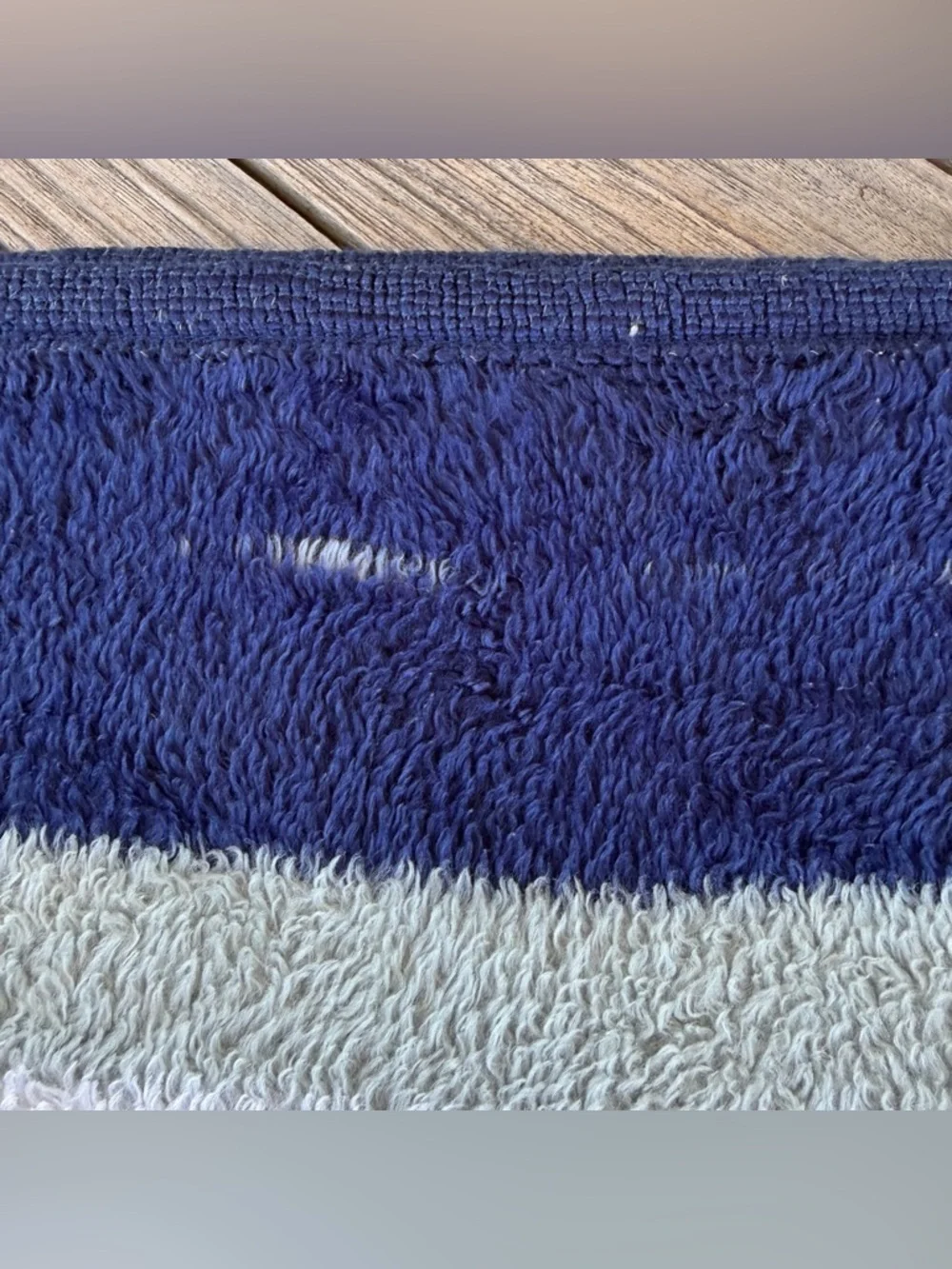VTG San Marcos Dallas Cowboys Plush Lap Stadium Blanket Blue Silver 32x64 GUC